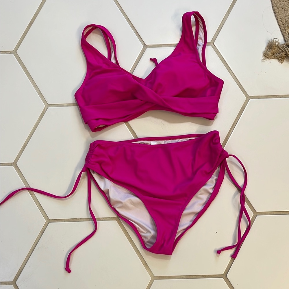 Neon Pink Bikini Set